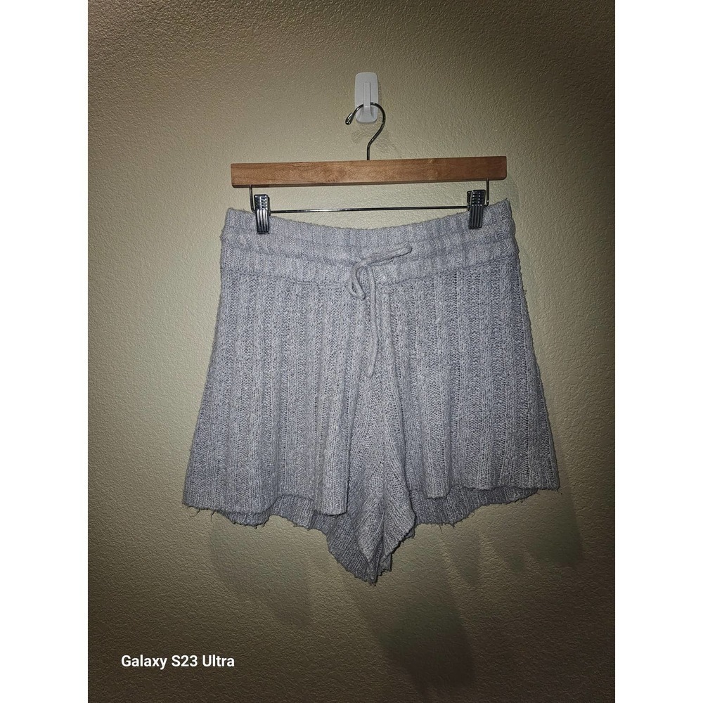 AND NOW THIS, SZ xL, sweater knit shorts, gray - Picture 4 of 7
